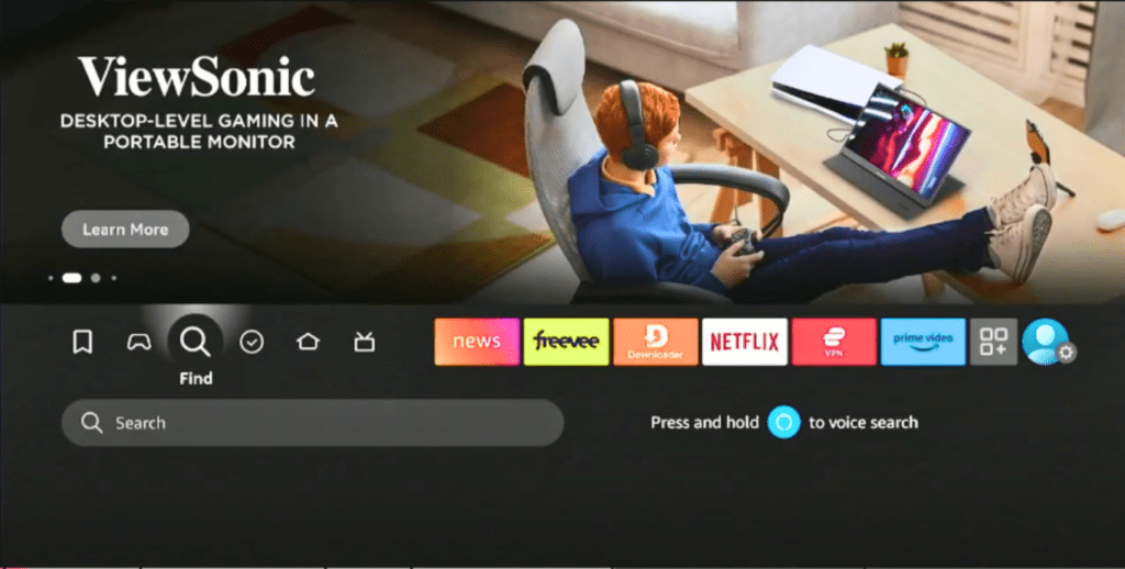 Clicking-on-Find-option-on-amazon-home-screen-best-of-firestick