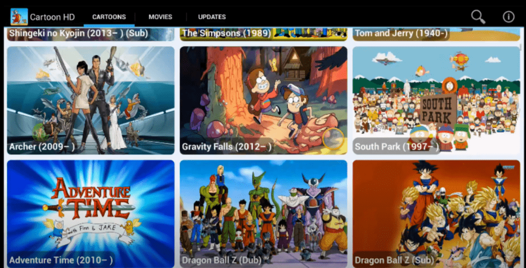 Cartoon HD application Bestoffirestick