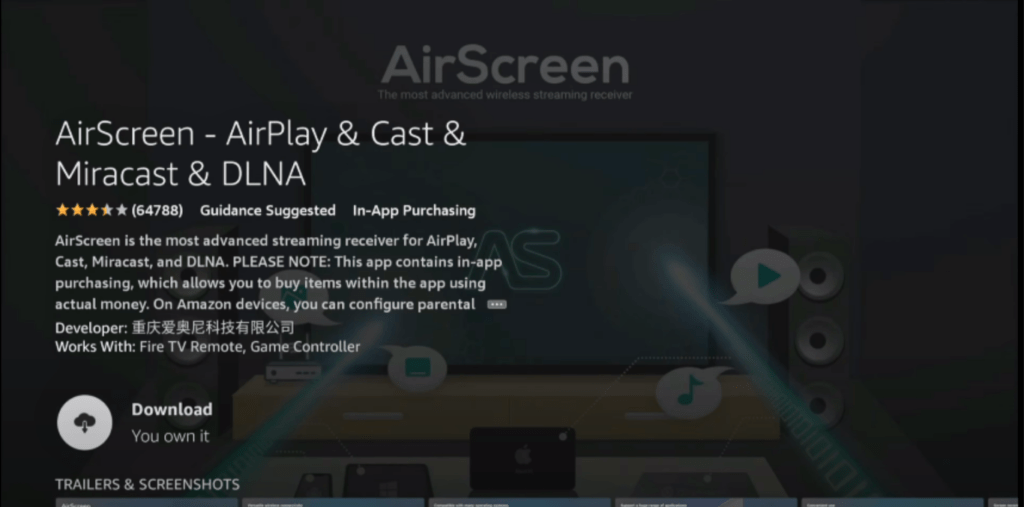 Downloading-airscreen-on-amazon-device-Best-of-firestick