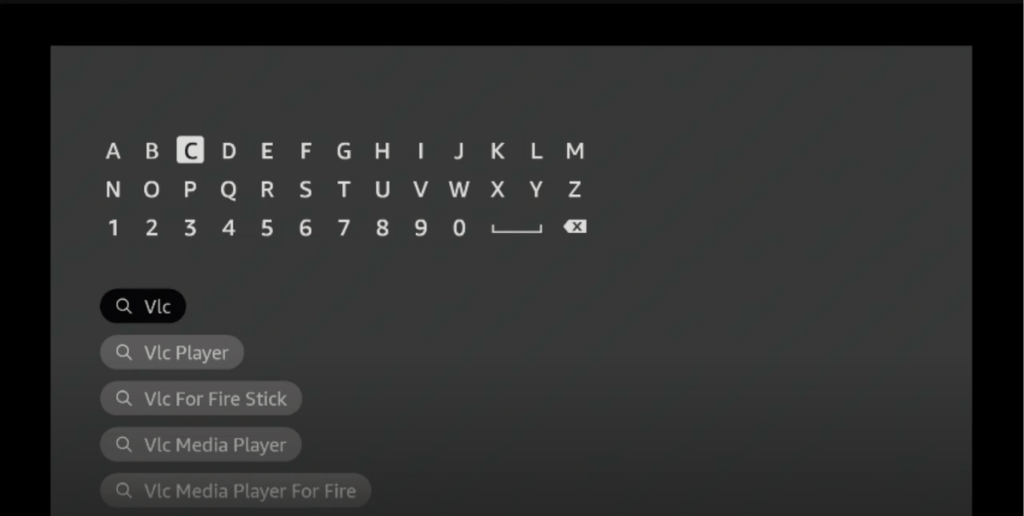 Searching VLC on firestick - Best of firestick 