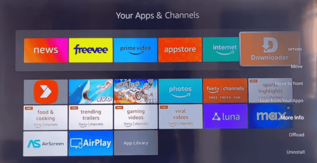 Selecting-app-on-firestick-to-update-Best-of-firestick