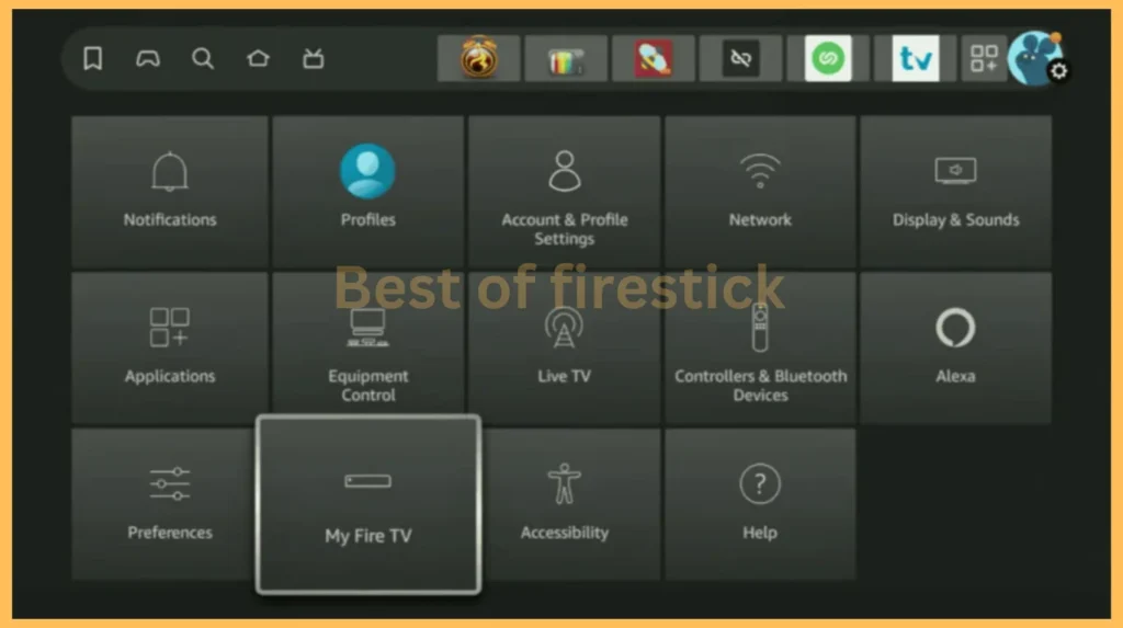 selecting-My-fire-tv-on-firestick