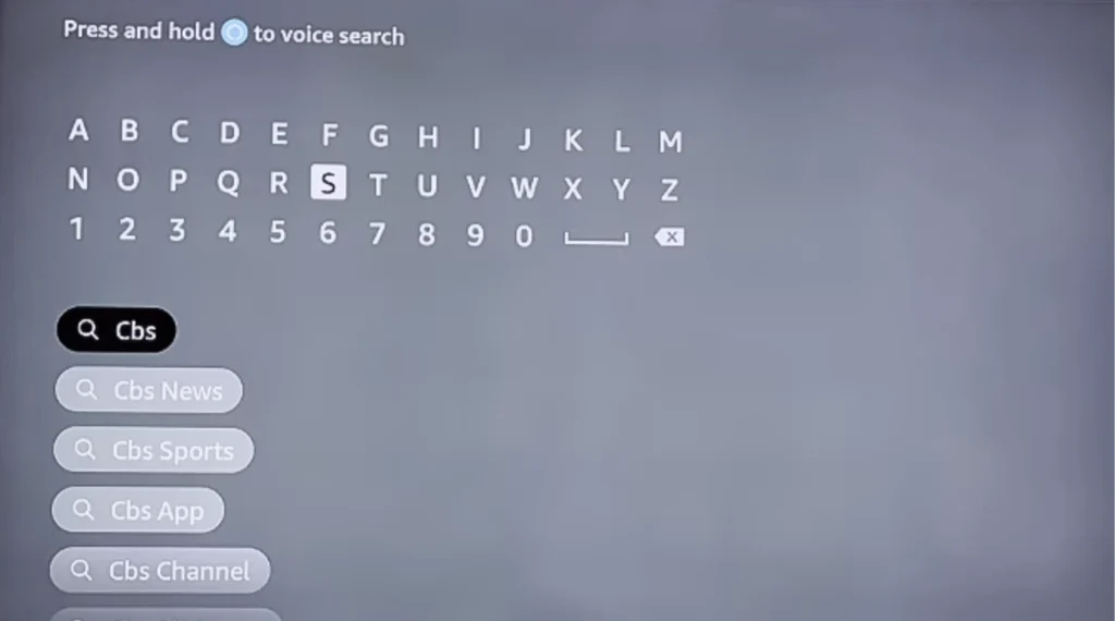 Searching-for-CBS-on-amazon-app-store-best-of-firestick